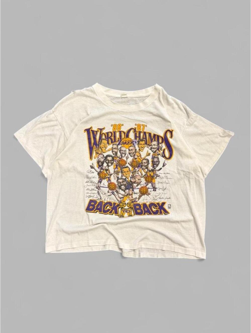 Vintage 1988 NBA Los Angeles Lakers Salem Big Head Tee